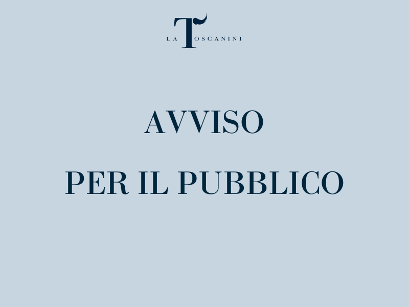 Avviso chiusura biglietteria