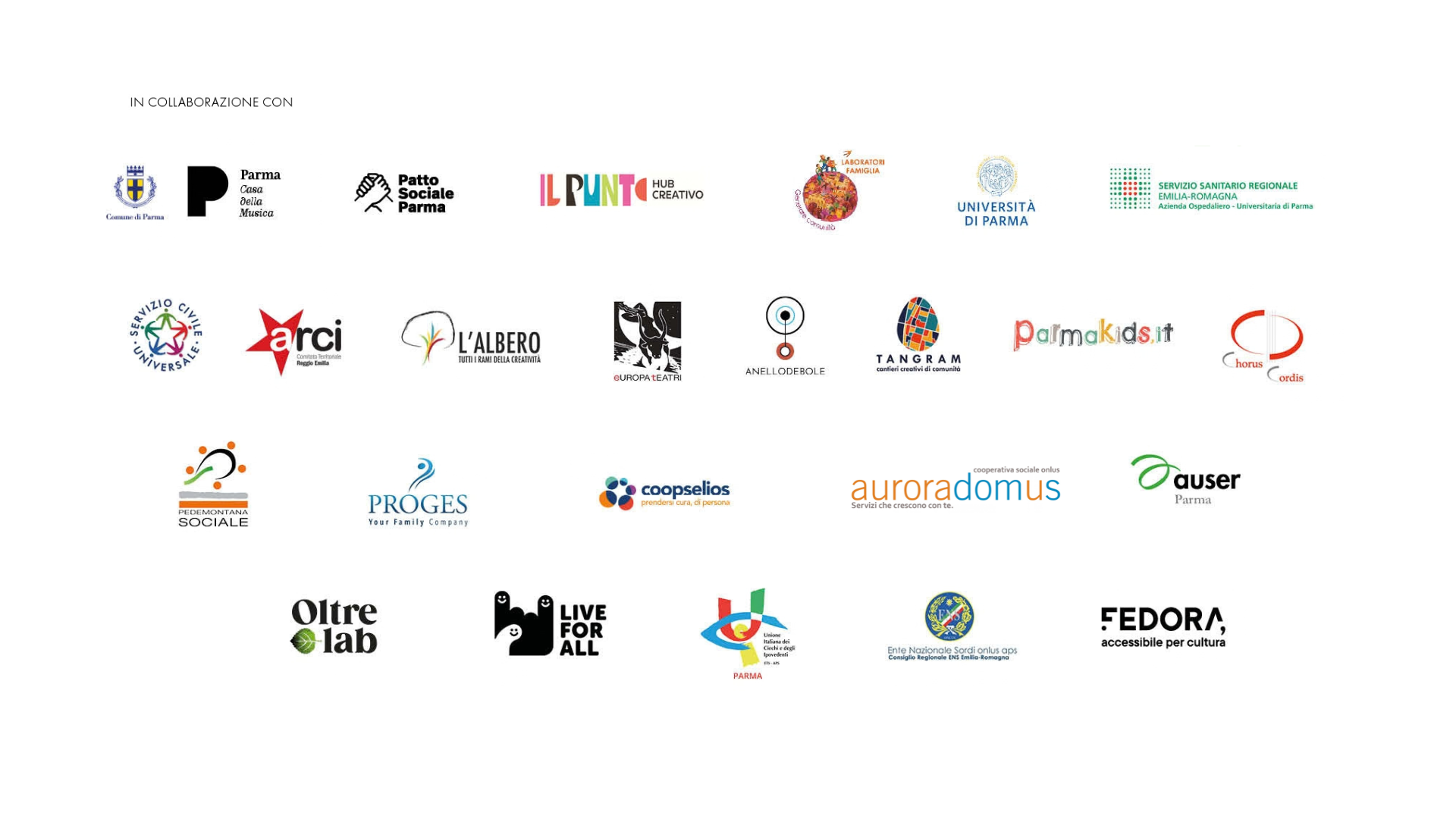 Community Music 2627_partner e collaboratori